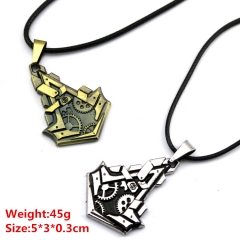 2 Colors Assassin's Creed Game Mechanical Design Cosplay Pendant Fashion Anime Alloy Necklace
