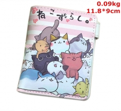 Neko Atsume Cosplay Cute Pattern Purse Anime PU Leather Wallet