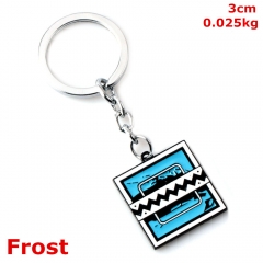Rainbow Six Frost Cosplay Game Key Ring Pendant Alloy Anime Keychain