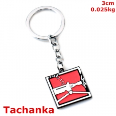 Rainbow Six Tachanka Cosplay Game Key Ring Pendant Alloy Anime Keychain
