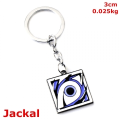 Rainbow Six Jackal Cosplay Game Key Ring Pendant Alloy Anime Keychain