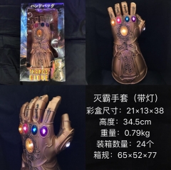 Avengers: Infinity War Thanos Cosplay Anime Figure Glove with Light
