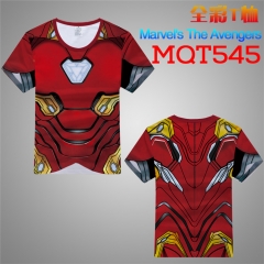 The Avengers Marvel Movie Cosplay 3D Print Anime T Shirts Anime Short Sleeves T Shirts