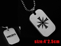 Far Cry 5 Cosplay Game Pendant Alloy Anime Necklace