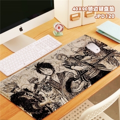 One Piece Cartoon Print Cosplay Locking Thicken Mouse Mat Anime Mouse Pad