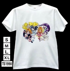 Pretty Soldier Sailor Moon Cosplay Cartoon Modal Cotton Anime T shirts