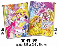 Hugtto! Precure Cosplay Cartoon For Student Office File Holder Anime File Pocket