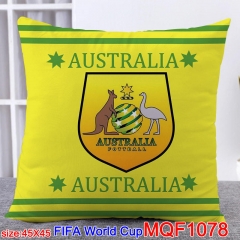 FIFA World Cup Cosplay Australia National Football Team Two Sides Print Anime Pillow