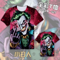 Spider Man Joker Marvel Colorful Cosplay 3D Print Anime T Shirts Anime Short Sleeves T Shirts
