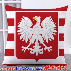 FIFA World Cup Cosplay Poland National Football Team Two Sides Print Anime Pillow