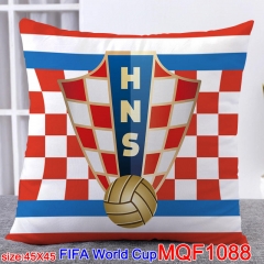 FIFA World Cup Cosplay Croatia National Football Team Two Sides Print Anime Pillow