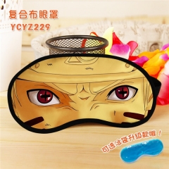 Naruto Popular Cosplay Colorful Printing Eye patch Cartoon Composite Cloth Anime With Ice Bag Eyepatch