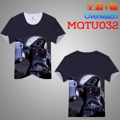 Overwatch Cosplay Game Print Anime T Shirts Anime Short Sleeves T Shirts