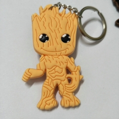 Guardians Of The Galaxy Cartoon Cute Soft PVC Keychain Fancy Keyring