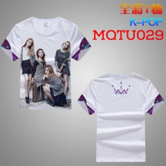 K-POP Korean Star Cosplay Print Anime T Shirts Anime Short Sleeves T Shirts