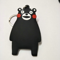 Japan Kumamon Cartoon Cute Soft PVC Keychain Fancy Keyring