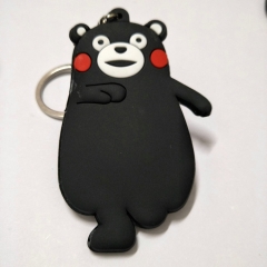 Japan Kumamon Cartoon Cute Soft PVC Keychain Fancy Keyring