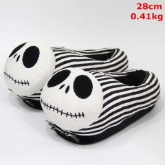 Nightmare Before Christmas Jack Cosplay Funny Cartoon For Adult Anime Plush Slipper