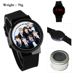 K-POP BTS Bulletproof Boy Scouts Popular Touch Screen Anime Watch with Box