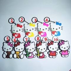 Hello Kitty Double Sided Anime Soft PVC Keychain Kawaii Pendant