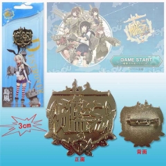 Kantai Collection Cosplay Cartoon Alloy Anime Brooch and Pin