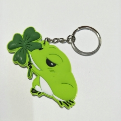 Travel Frog Game Anime Soft PVC Keychain Kawaii Pendant