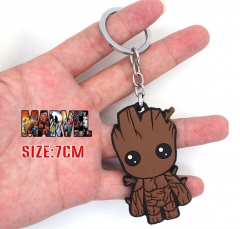 Marvel Comics Avengers Infinity War Movie Guardians of the Galaxy Groot Soft Plastic Keychain