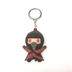 Marvel Comics Avengers Infinity War Movie Guardians of the Galaxy Star-Lord Soft Plastic Keychain
