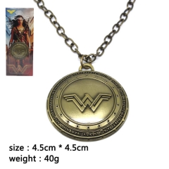 Wonder Woman Cosplay Movie Pendant Anime Alloy Necklace