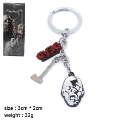The Walking Dead Cosplay Movie Pendant Anime Alloy Keychain
