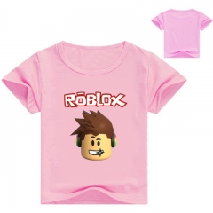 Game Roblox Red Nose Day Children Boy T shirts Soft Kids Short Sleeves Tshirts