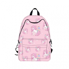 Lovely Unicorn Cartoon Backpack Girls Large Travel Bags Students Backpack Bag