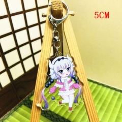 Miss Kobayashi's Dragon Maid Fashion Two Sides Pendant Good Quality Acrylic Anime Keychain