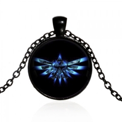 Game The Legend Of Zelda Alloy Necklace Glass Pendant Cosplay Necklace