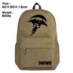 Fortnite Game Bag Brown Canvas Wholesale Anime Backpack Bags