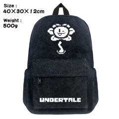 Undertale Cartoon Bag Black Canvas Wholesale Anime Backpack Bags