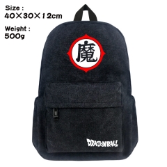 Dragon Ball Z Cartoon Bag Black Canvas Wholesale Anime Backpack Bags
