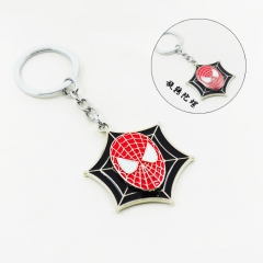 Spider Man Model Pendant Key Ring Wholesae Alloy Anime Keychain
