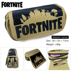 Fortnite Cosplay Game For Student Canvas Anime Pencil Bag