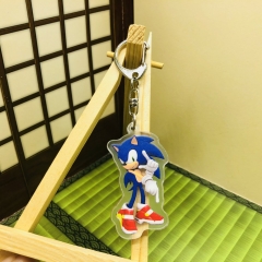 Sonic Cosplay Game Two Sides Pendant Good Quality Acrylic Anime Keychain
