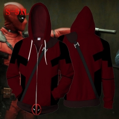 Deadpool 3D Cosplay Cartoon Hooded Fashion Long Sleeve Hoodie