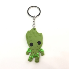 Guardians of the Galaxy Groot Character Cute Keychain Soft PVC Key Chains