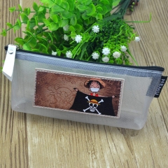 One Piece Cosplay Luffy Cartoon Pattern For Student Anime Pencil Bag