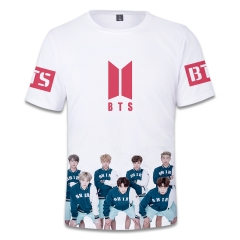 2018 3D K-POP BTS Bulletproof Boy Scouts T shirts Women Men T shirt Fans Supports Tshirts