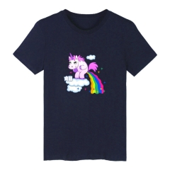 Unicorn Summer T shirts Fashion Cosplay T shirt Short Sleeves Tshirts