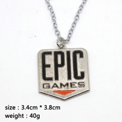 Fortnite Cosplay Game Pendant Anime Alloy Necklace