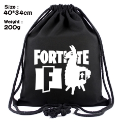 Fortnite Game Bag Fashion Anime Canvas Drawstring Pocket Bags