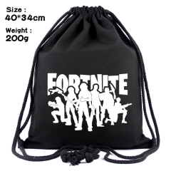Fortnite Game Bag Fashion Anime Canvas Drawstring Pocket Bags