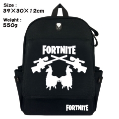 Fortnite Game Satchel Bag Canvas Black Anime Backpack