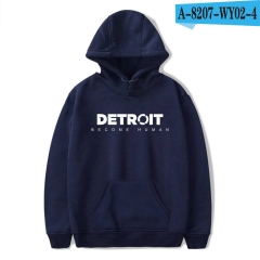 Popular Detroit Become Human Casual Hoodies Fashion Men Pullover Sweatshirts Winter Hooded